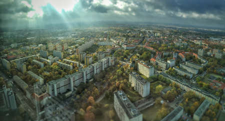 Top view of Wroclaw, Polandの写真素材