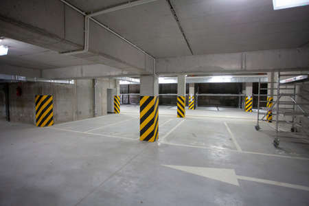 multi-station underground garage for vehiclesの写真素材