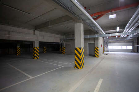 multi-station underground garage for vehiclesの写真素材