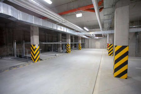 multi-station underground garage for vehiclesの写真素材