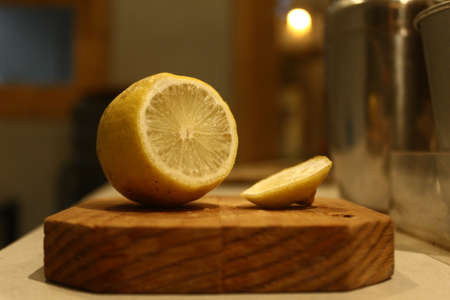 fresh lemon slicedの写真素材