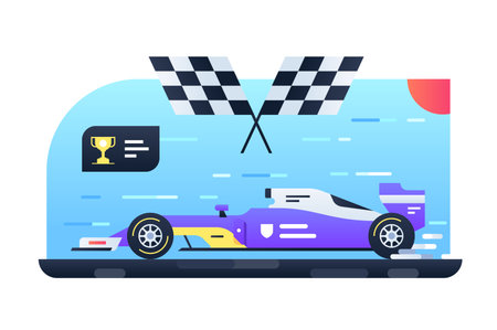 Sport car for raceのイラスト素材