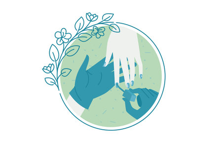 Nail Painting Hygieneのイラスト素材