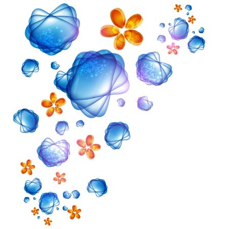 Glass shapes.のイラスト素材