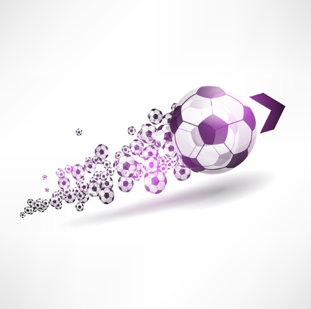 grunge football backgroundのイラスト素材