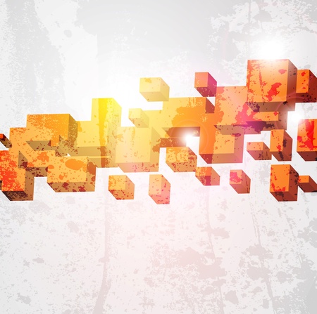 3d bright abstract background. のイラスト素材