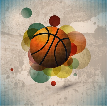 Basketball Advertising poster. Vector illustrationのイラスト素材