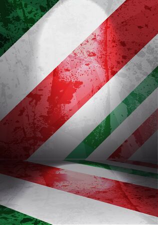 Old room, interior vector backgroundのイラスト素材