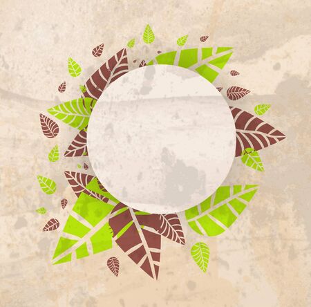 Abstract Nature Green Backgroundのイラスト素材
