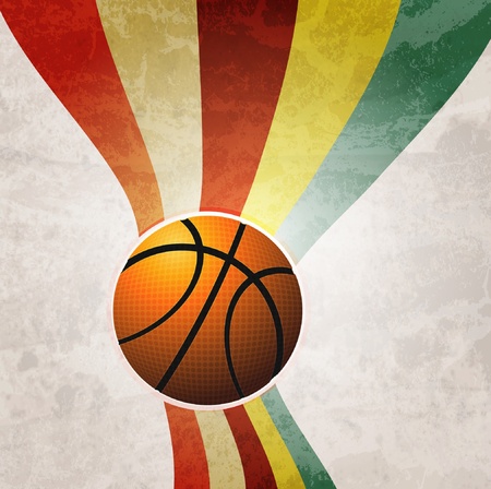 Basketball Advertising poster. Vector illustrationのイラスト素材