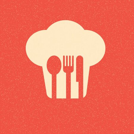 restaurant menu retro posterのイラスト素材