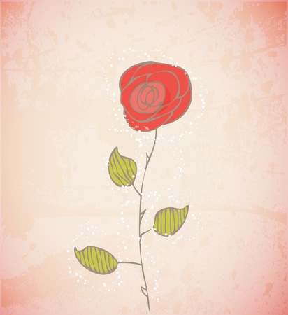 Abstract flowersのイラスト素材