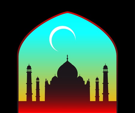 ramadan backgroundのイラスト素材