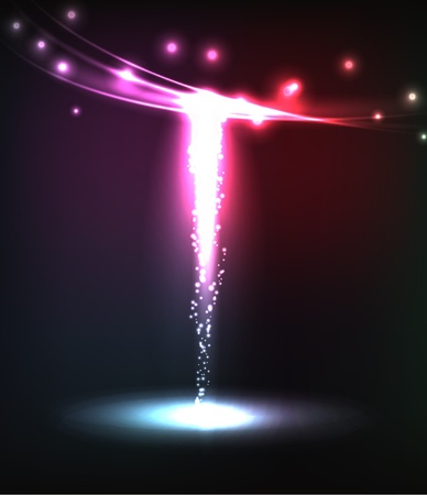 Vector illustration of futuristic abstract glowing backgroundのイラスト素材
