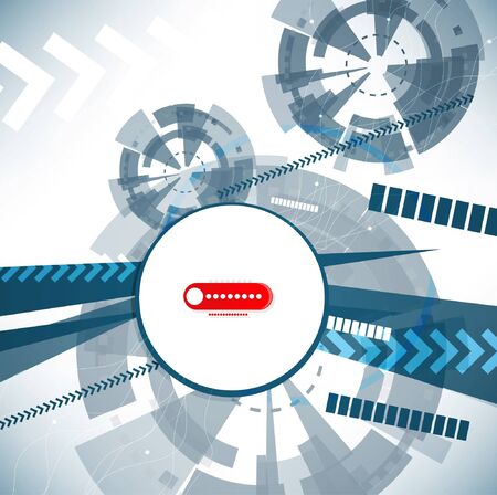 Abstract Vector Techno Backgroundのイラスト素材