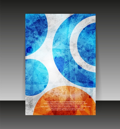 Flyer or cover design. Folder design content background. のイラスト素材