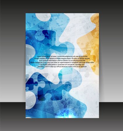 Flyer or cover design. Folder design content background. のイラスト素材