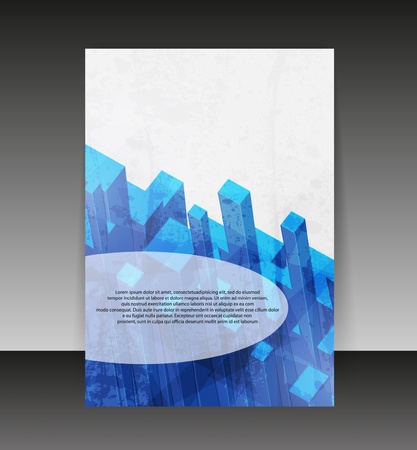 Flyer or cover design. Folder design content background. のイラスト素材