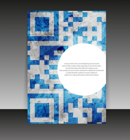 Flyer or cover design. Folder design content background. のイラスト素材