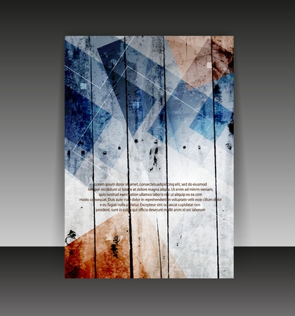 Flyer or cover design. Folder design content background. のイラスト素材