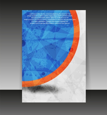 Flyer or cover design. Folder design content background. のイラスト素材