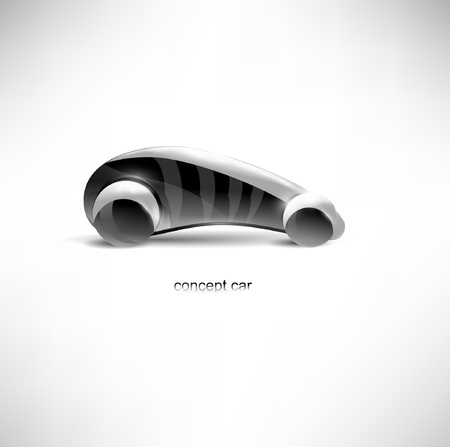 futuristic concept carのイラスト素材
