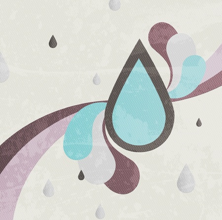 Retro modern abstraction in color. Abstract Background. Drop design posterのイラスト素材