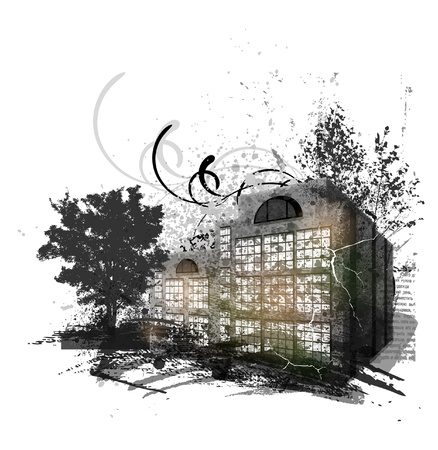 Grunge urban backgroundのイラスト素材