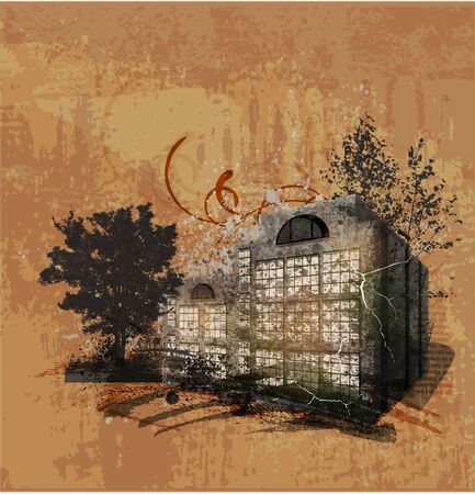 Grunge urban backgroundのイラスト素材