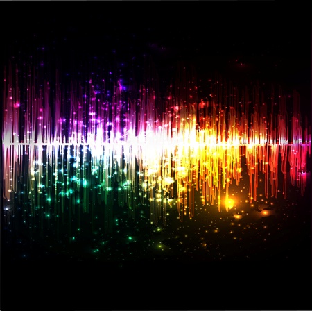 Vector music equalizer waveのイラスト素材