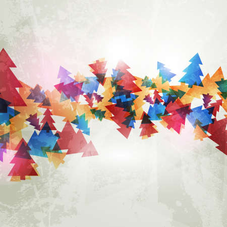 christmas tree backgroundのイラスト素材