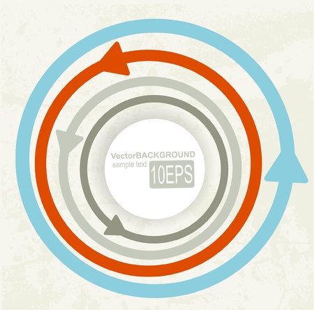 Colored arrows abstract vector background. For designのイラスト素材