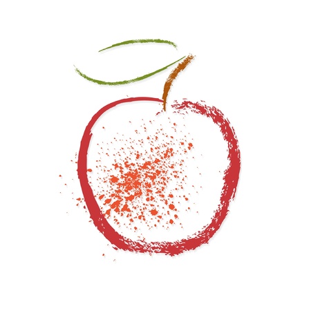Appleのイラスト素材