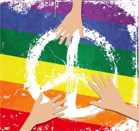 peace symbolのイラスト素材