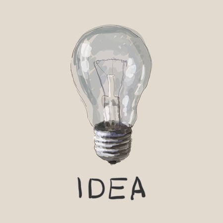 The idea. The concept. 100% drawingのイラスト素材