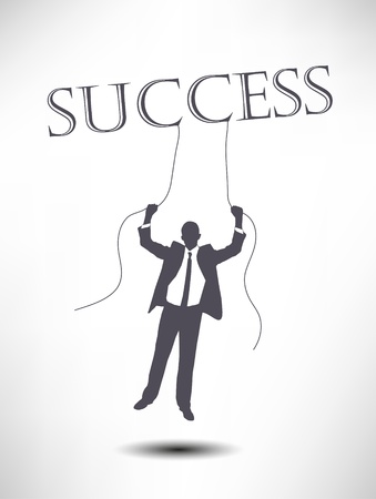 successful businessmanのイラスト素材