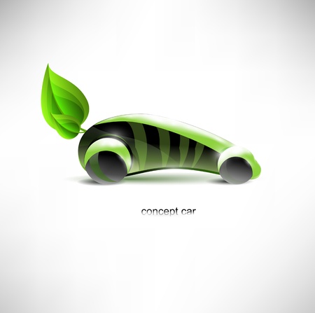 Eco car concept. のイラスト素材