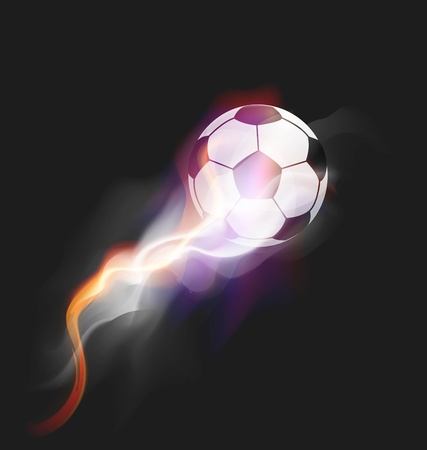 Soccer Fire Ballのイラスト素材