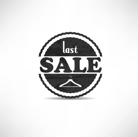 retro vintage grunge label  Last Saleのイラスト素材