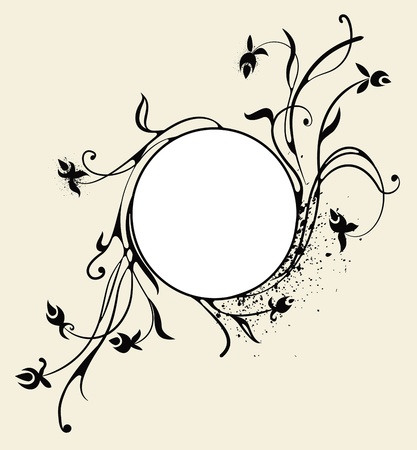 swirly backgroundのイラスト素材
