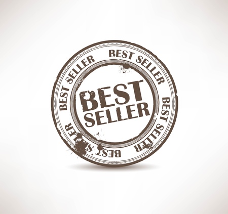 Grunge rubber stamp  Best sellerのイラスト素材