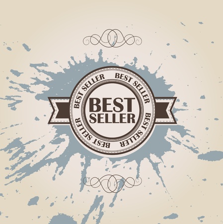 Best seller  Retro vintage styled designのイラスト素材