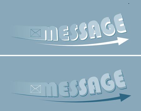 mail labelsのイラスト素材