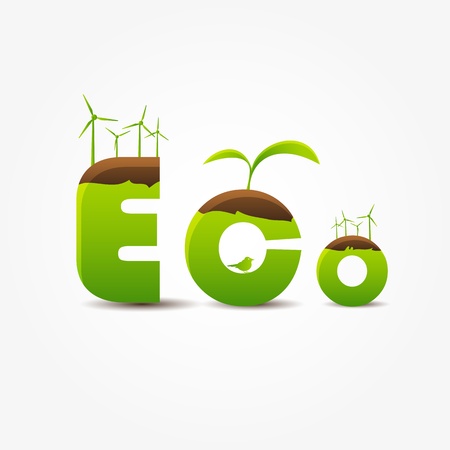 ECO conceptのイラスト素材