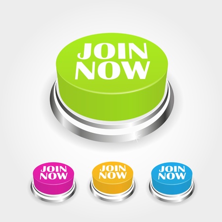 Join now button collectionのイラスト素材
