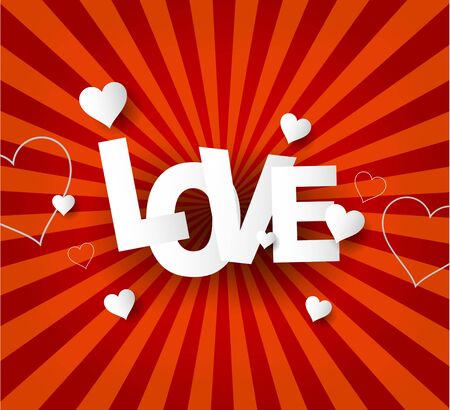 Love Abstract  backgroundのイラスト素材