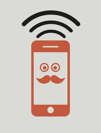 Mobile phoneのイラスト素材