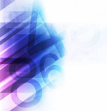 Compositions of colored number. abstract backgroundの写真素材