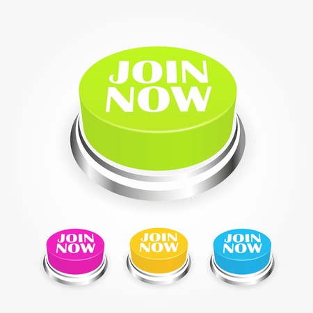 Join now button collectionの写真素材