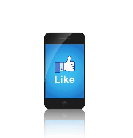 Thumb Up. Like conceptの写真素材